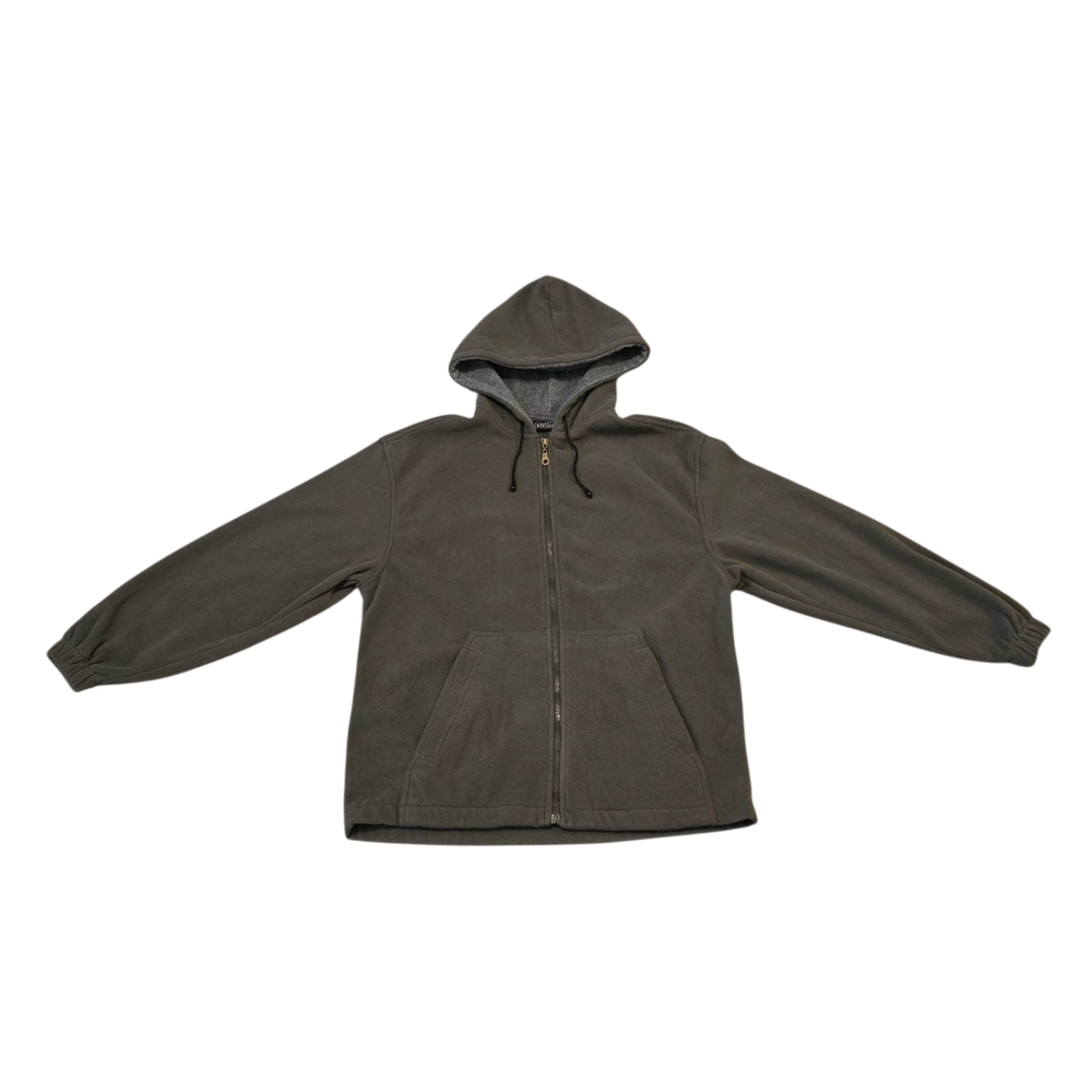 2 for $10 basic EDITIONS Fleece Zip Up Hoodie Small